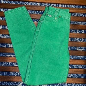 Vintage “Green Apple” Escada Jeans